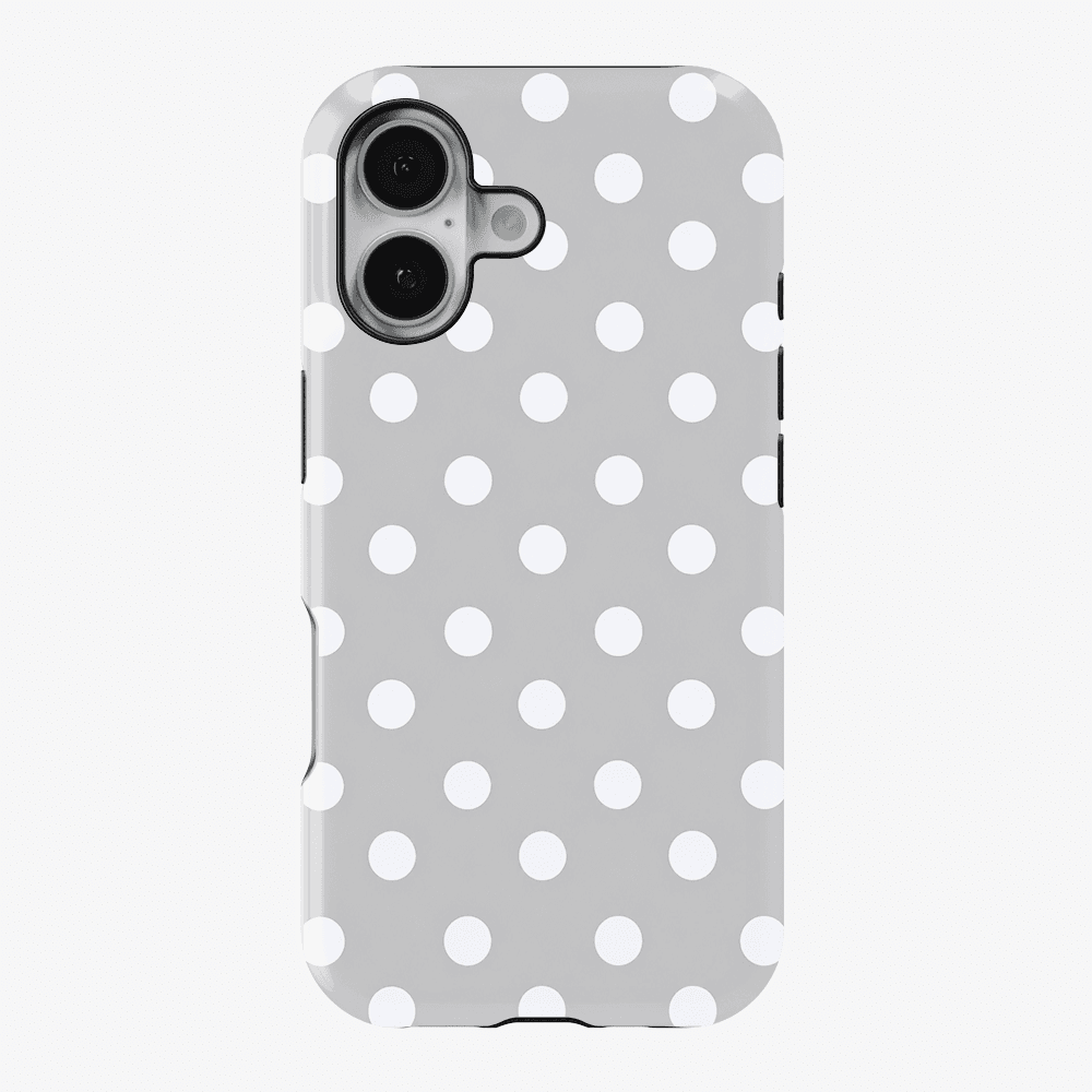 Silver Lining Dots Phone Case
