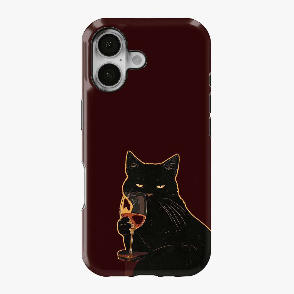 Sip Happens Cat Phone Case