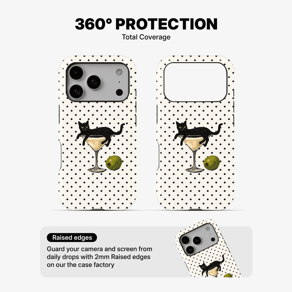 Espresso Meowtini Phone Case