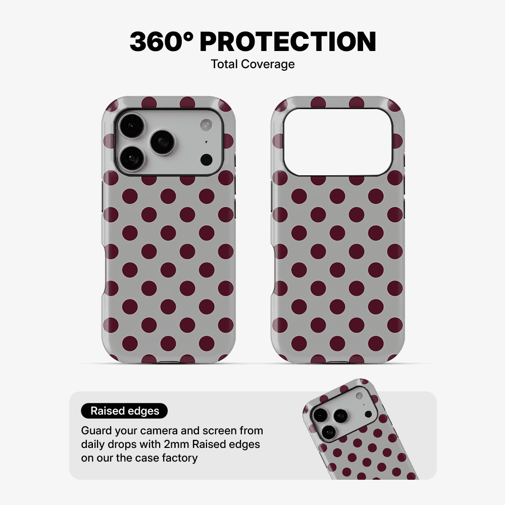 Plum Dot Society Phone Case