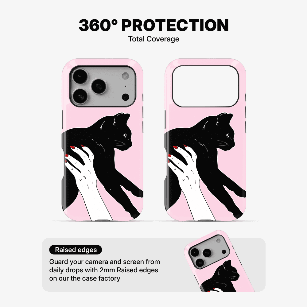 Caught By The Cat Phone Case