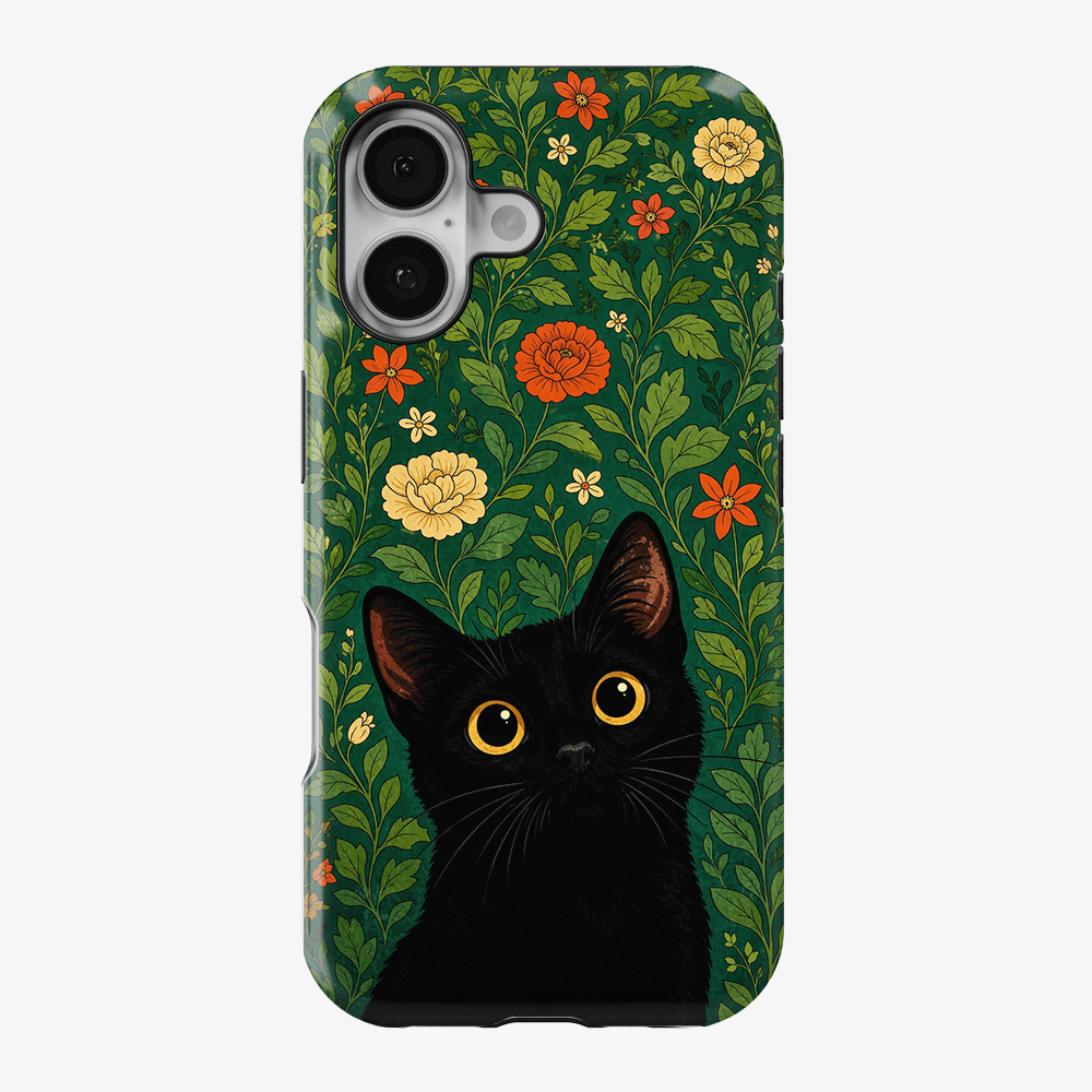 Bloom Where The Cat Is Phone Case