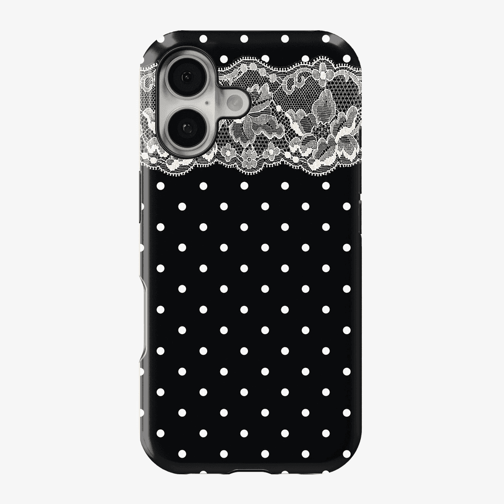 Lace & Dots Phone Case