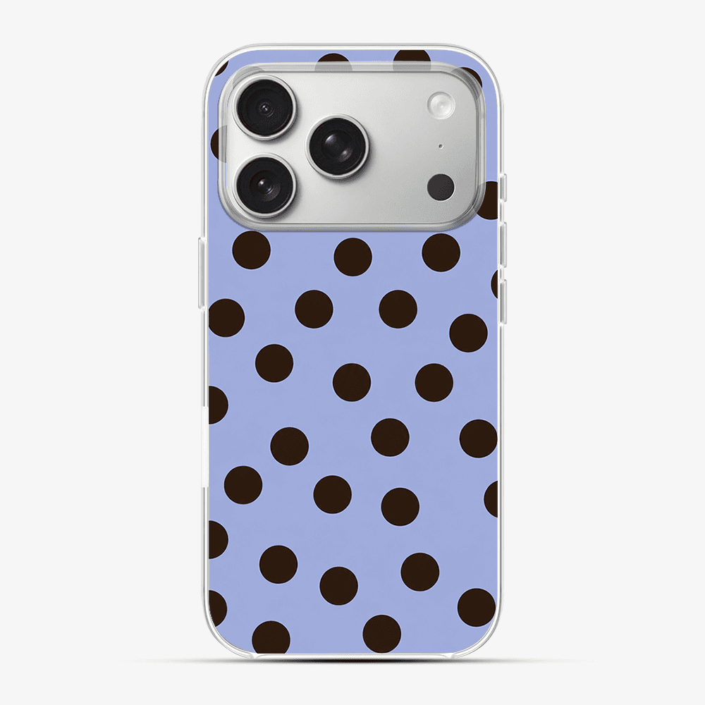 Lavender Latte Dots Phone Case
