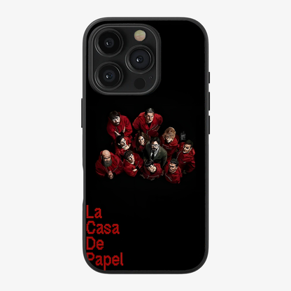 La Casa De Papel Phone Case | Money Hiest Clear Silicone Case