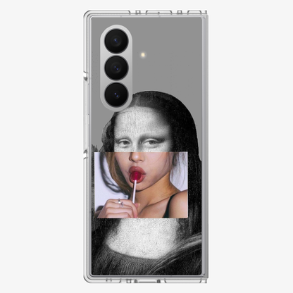La Mona Lisa Samsung Z Fold Phone Case