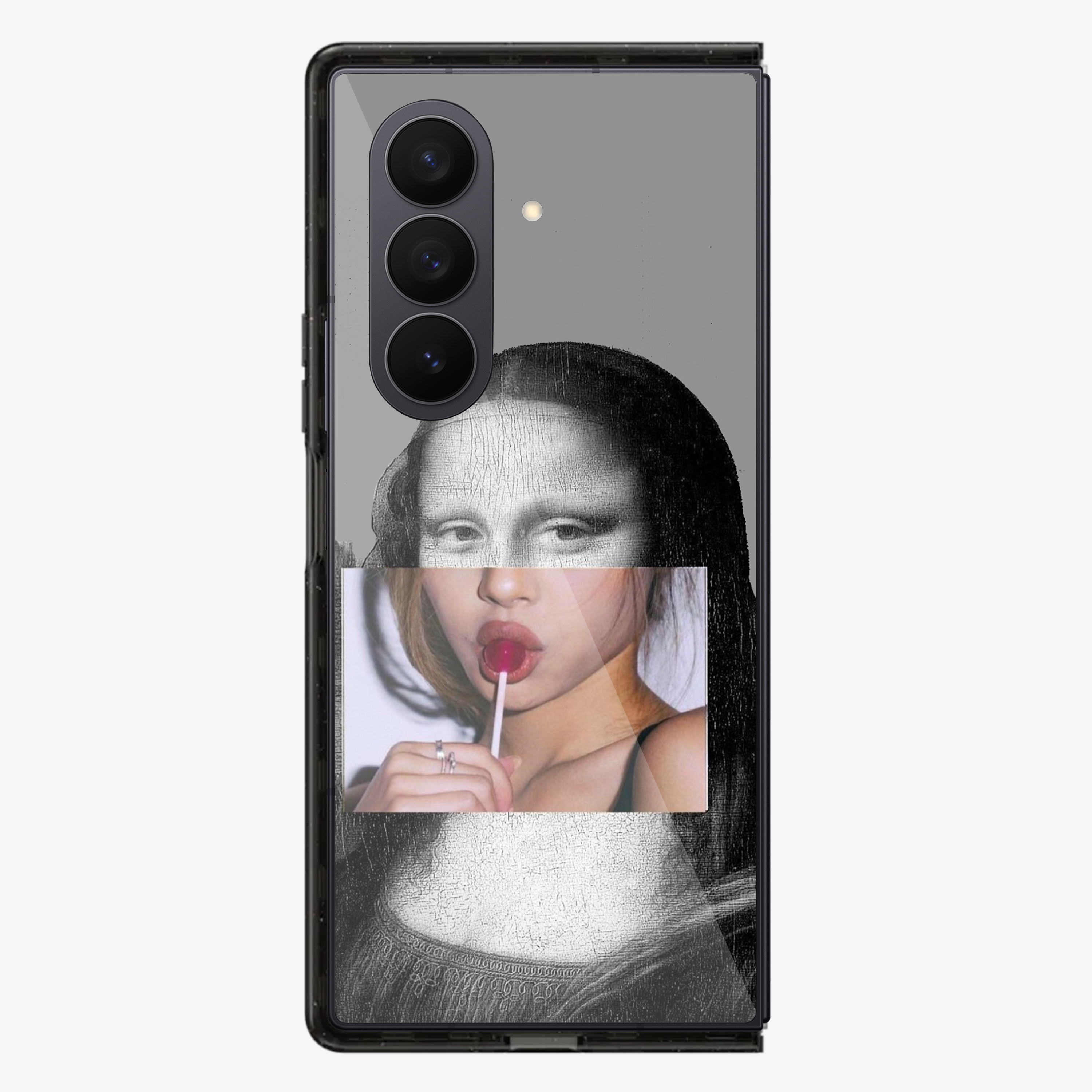 La Mona Lisa Samsung Z Fold Phone Case