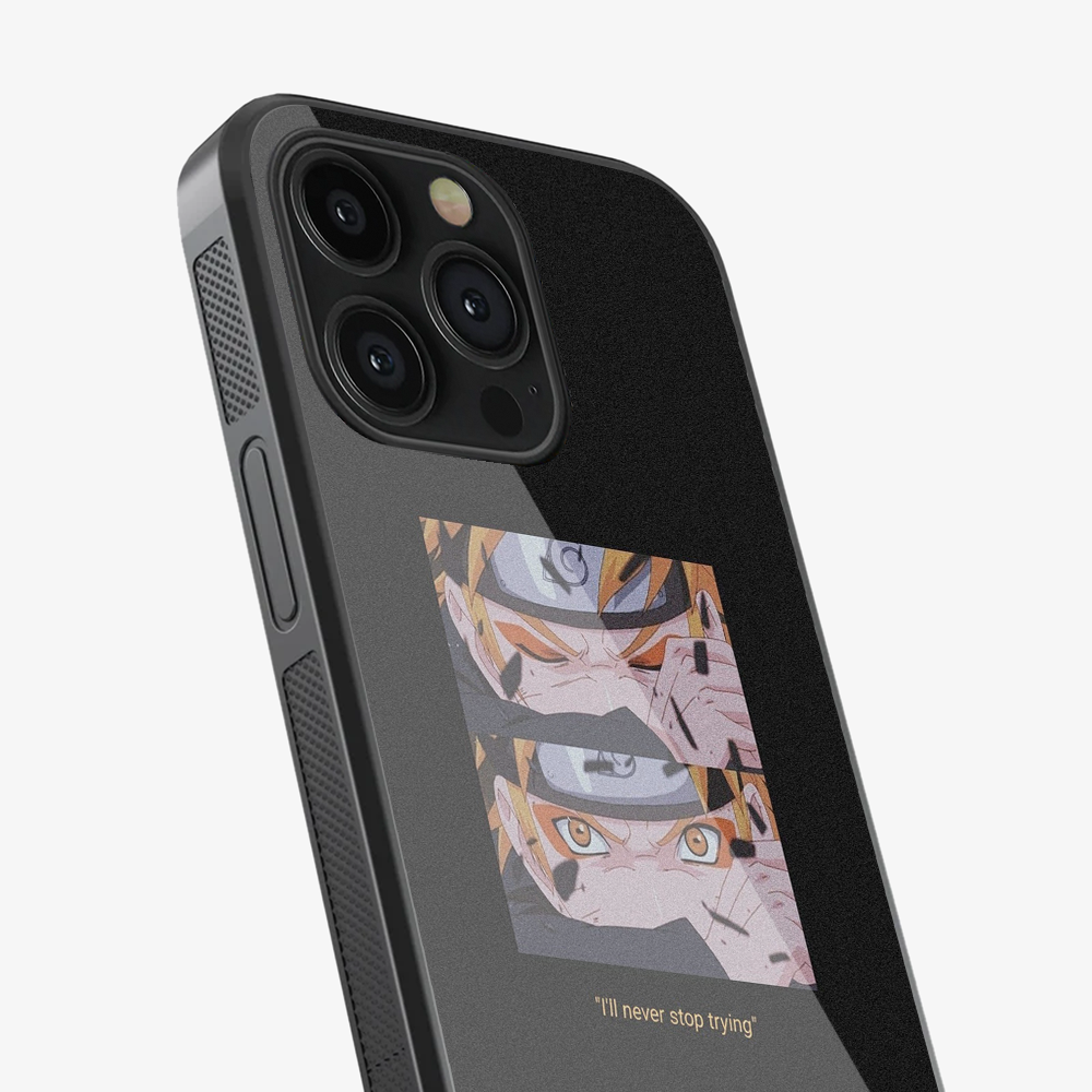 Anime Naruto Never Stop Trying Phone Case