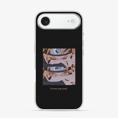 Anime Naruto Never Stop Trying iPhone Air Case