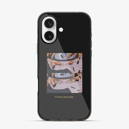 Anime Naruto Never Stop Trying iPhone 17 Case