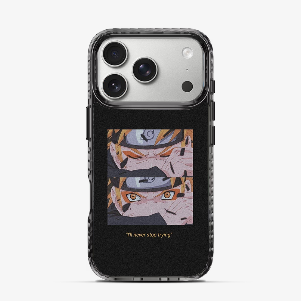 Anime Naruto Never Stop Trying iPhone 17 Pro Case