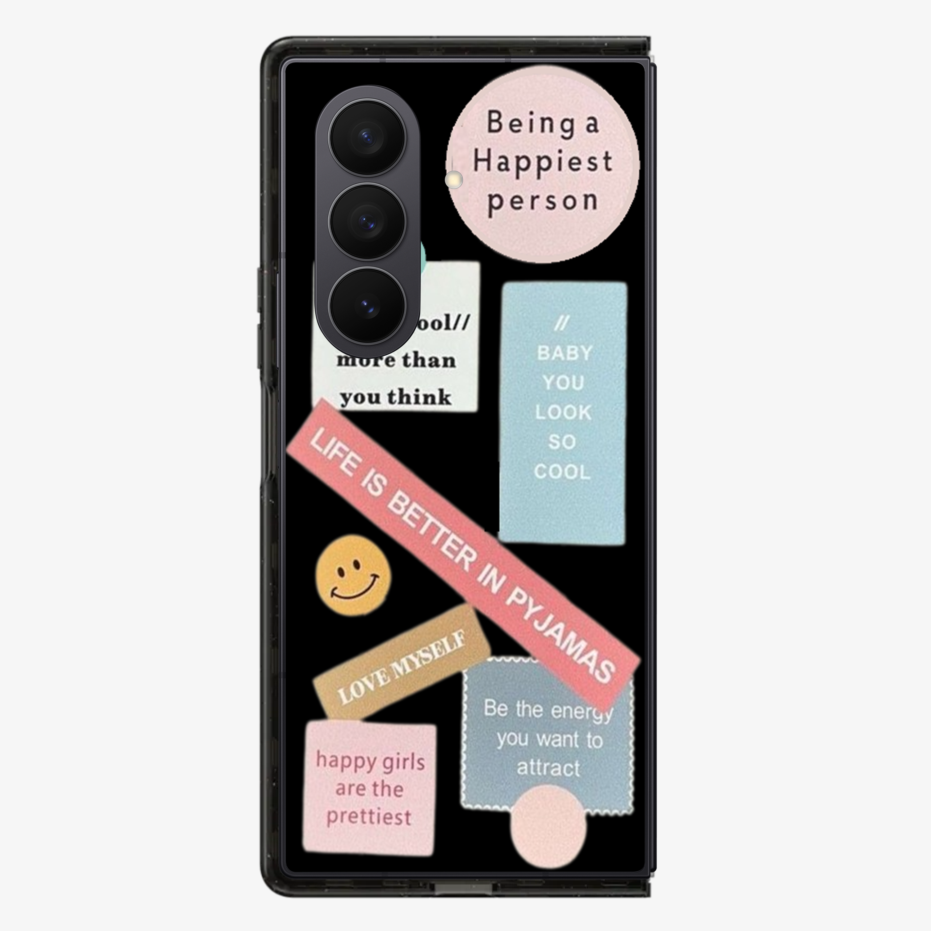 Life is Better in Pyjamas Samsung Z Fold Phone Case