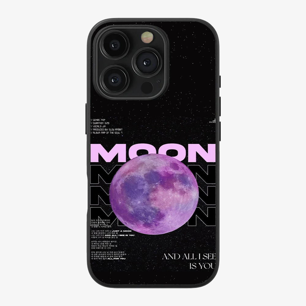 You and the Moon Phone Case Clear Silicone Case