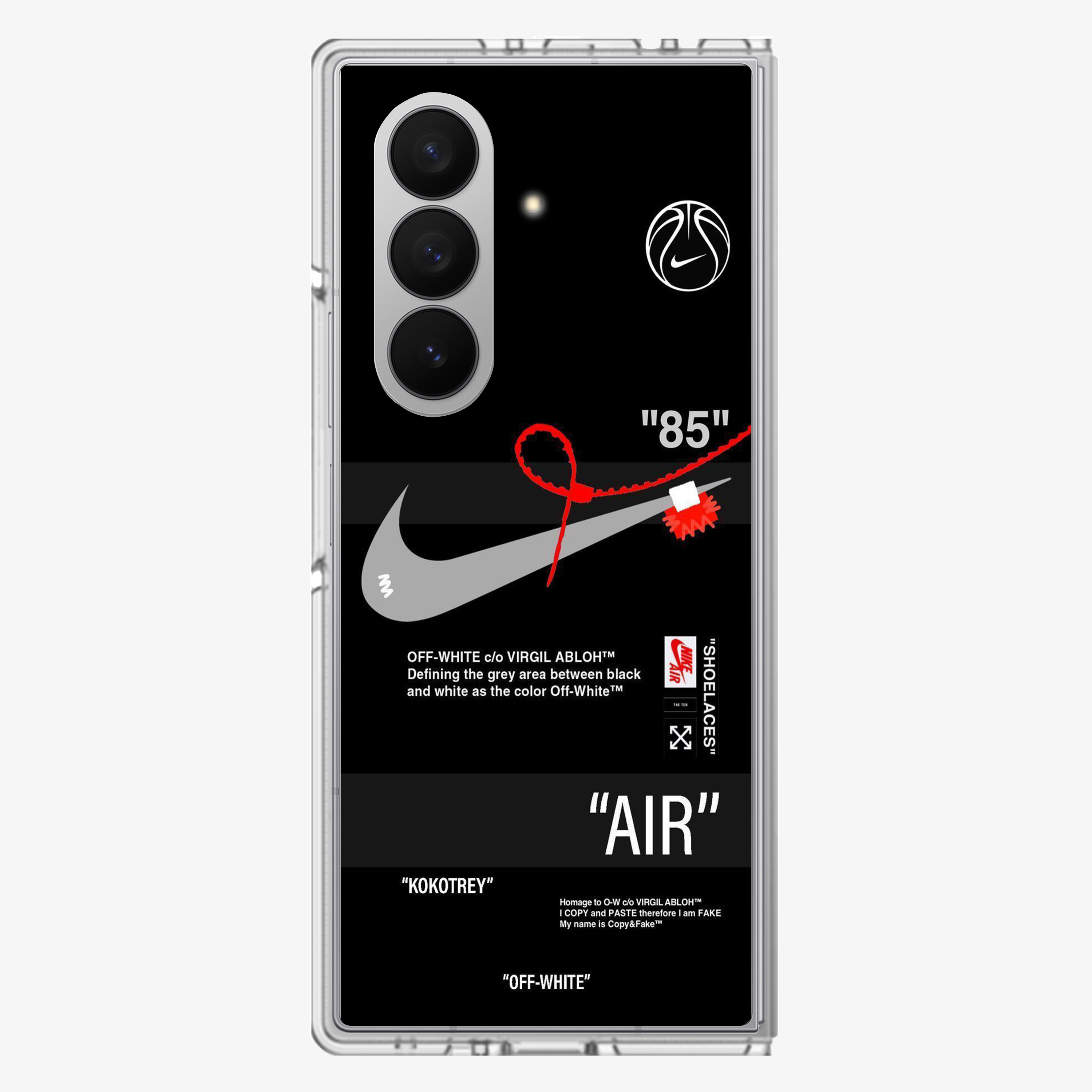 Nike | Nasa OffWhite Samsung Z Fold Phone Case