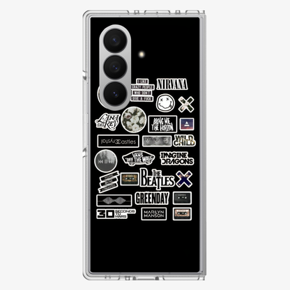 Nirvana Sticker Samsung Z Fold Phone Case
