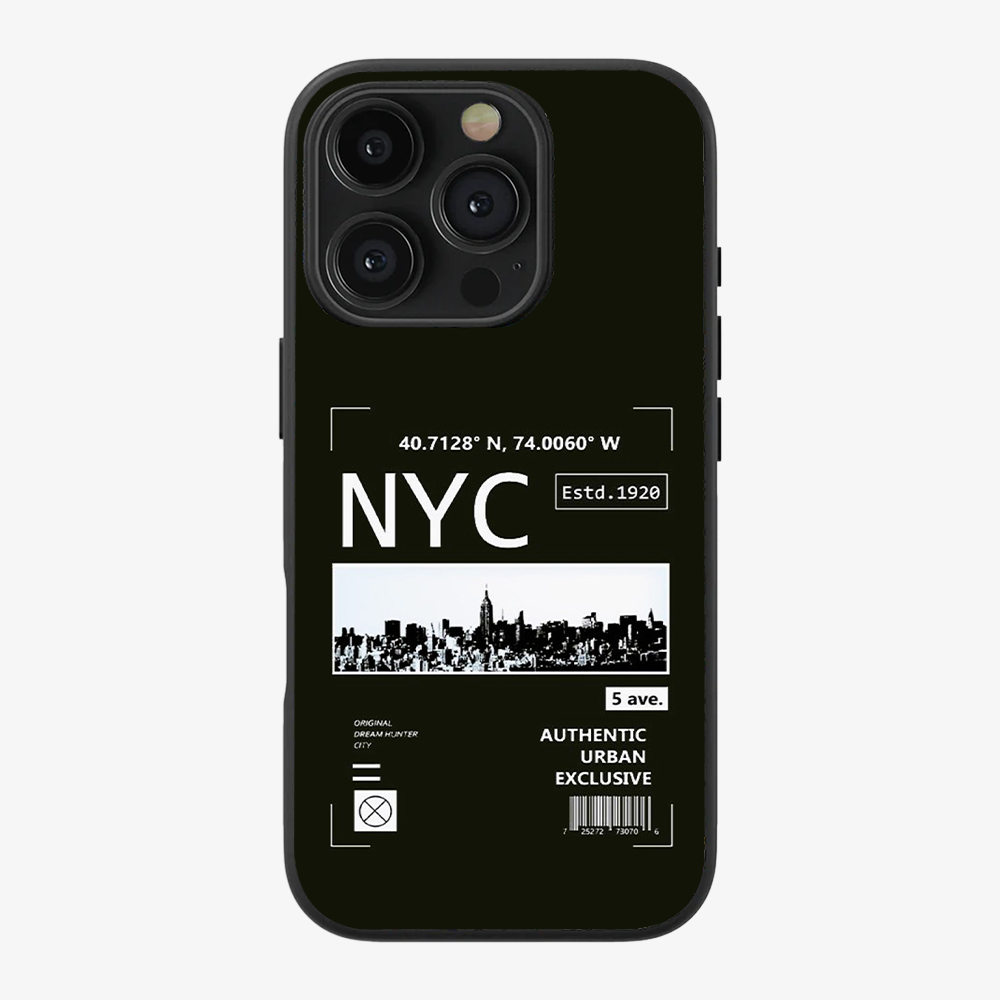 NYC Phone Case Clear Silicone Case