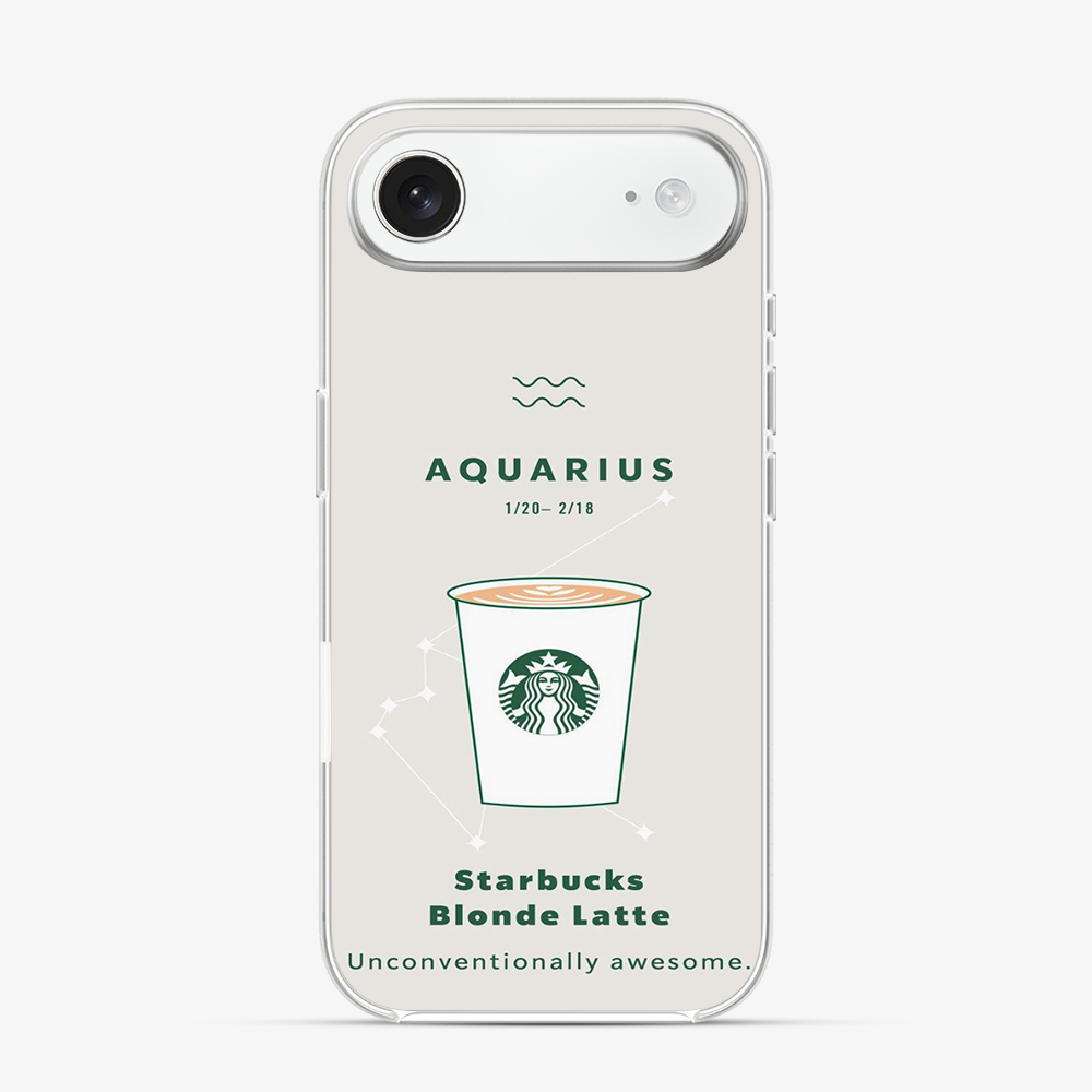 Aqaurius | Starbucks iPhone Air Case