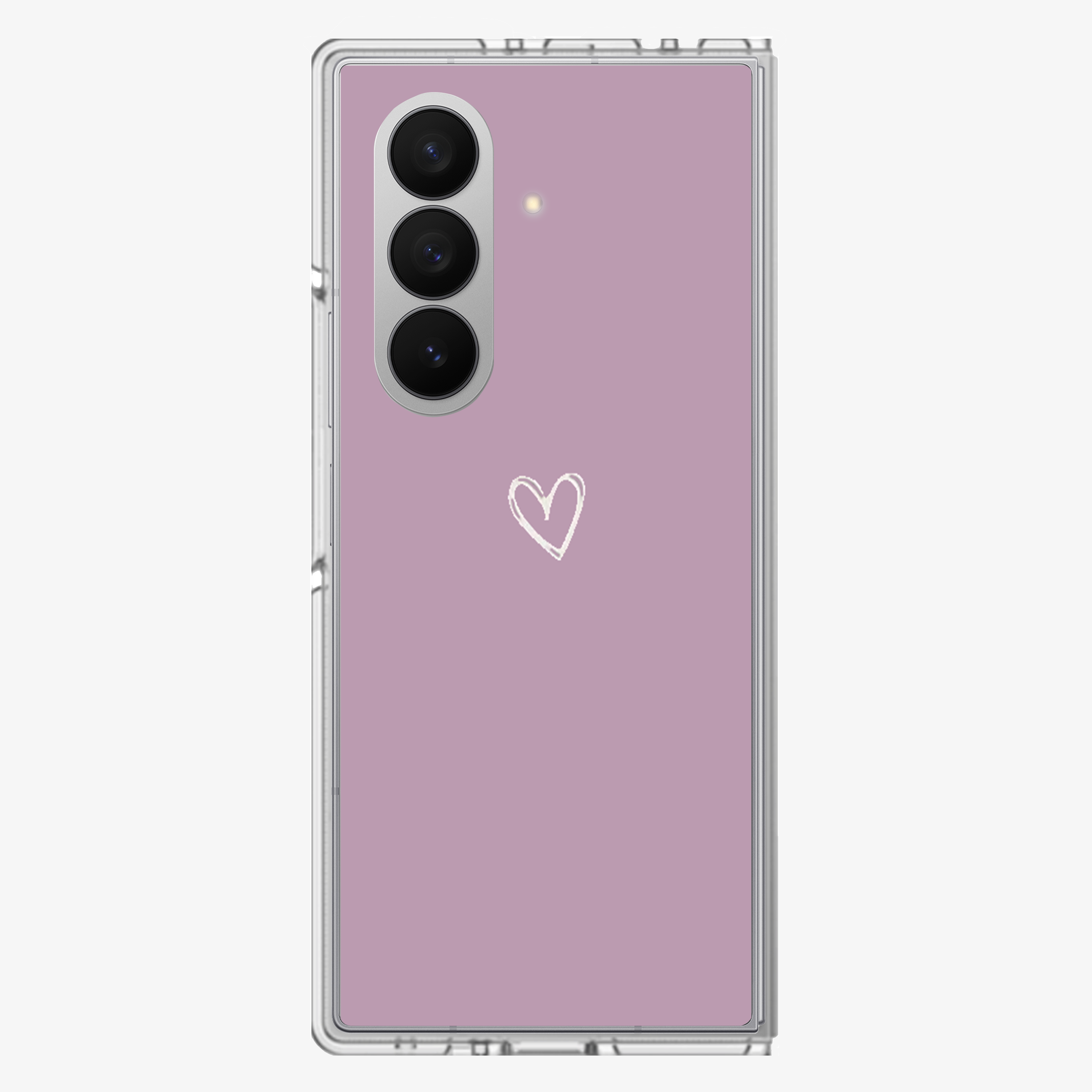 Pink Heart Samsung Z Fold Phone Case