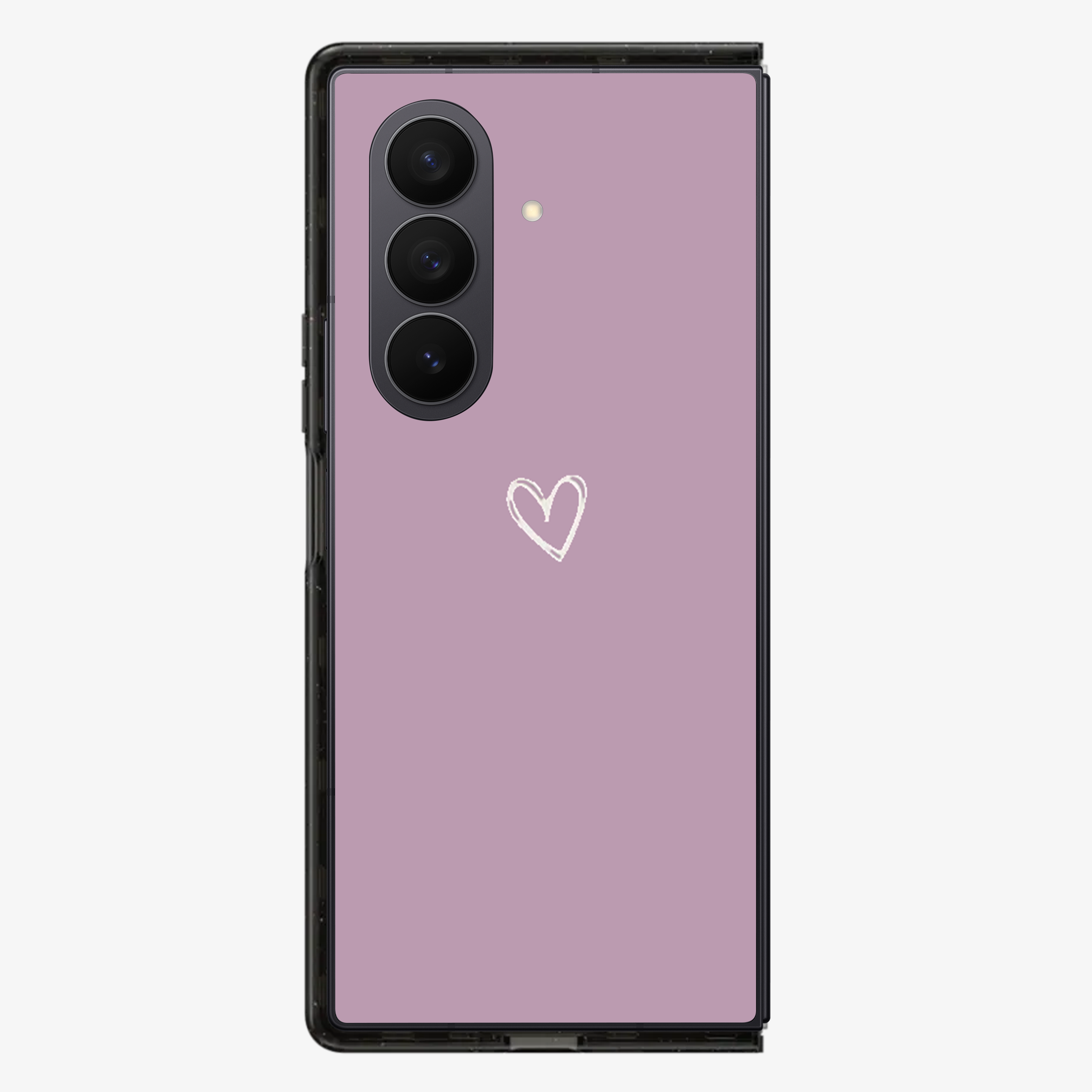 Pink Heart Samsung Z Fold Phone Case