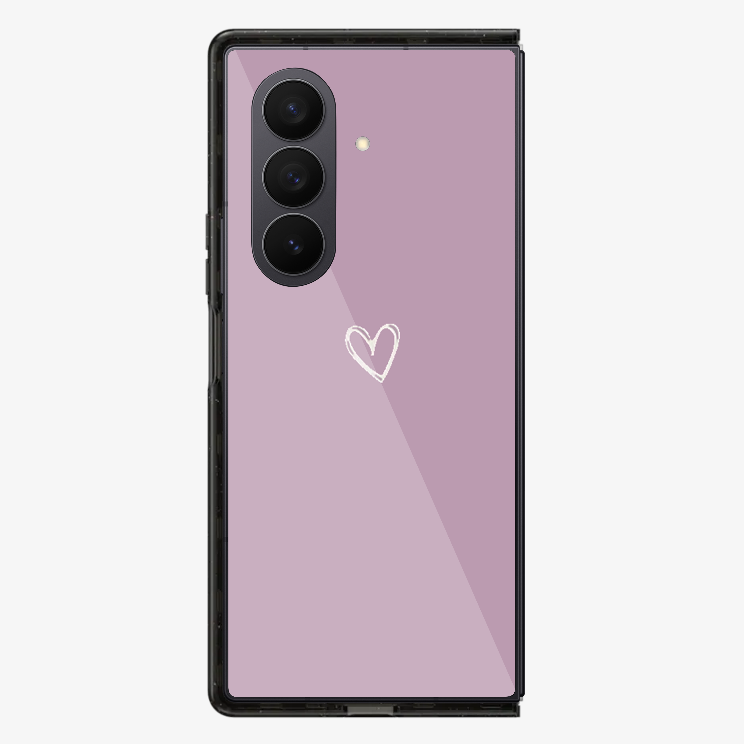 Pink Heart Samsung Z Fold Phone Case