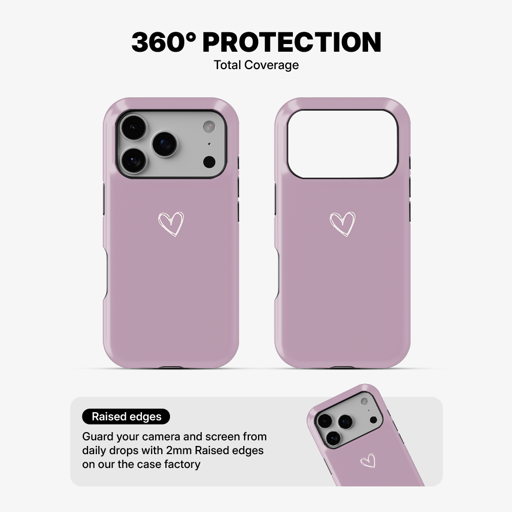 Pink Heart Phone Case