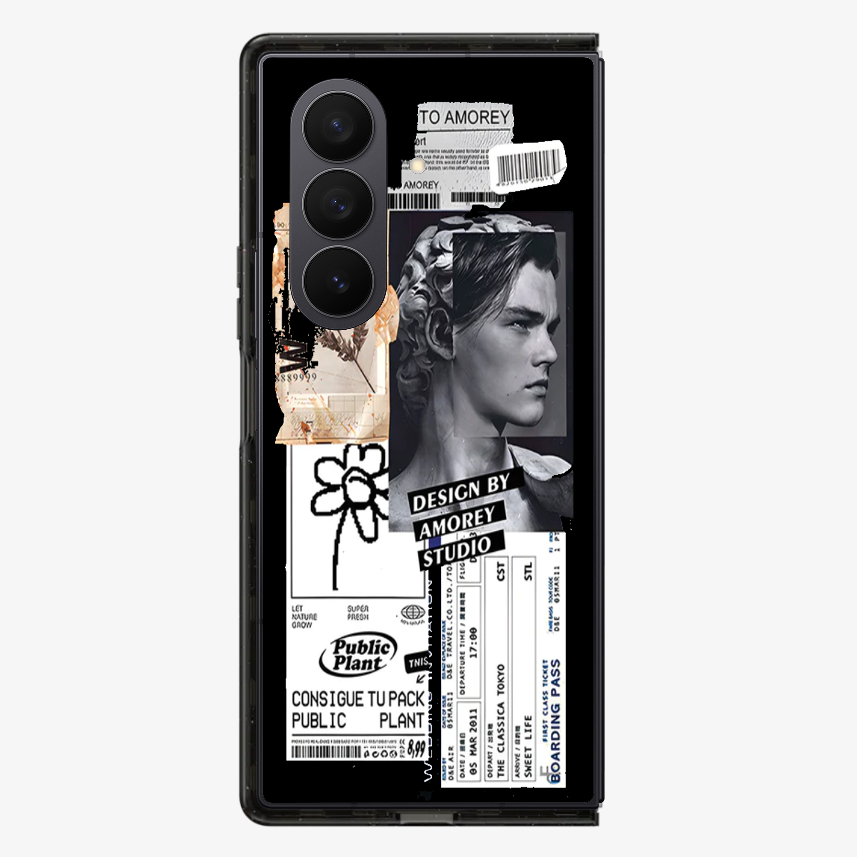 Public Plant Flower Samsung Z Fold Phone Case