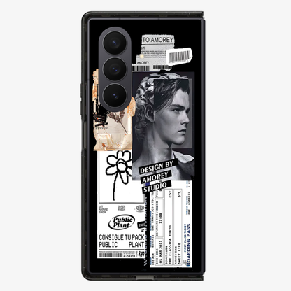 Public Plant Flower Samsung Z Fold Phone Case
