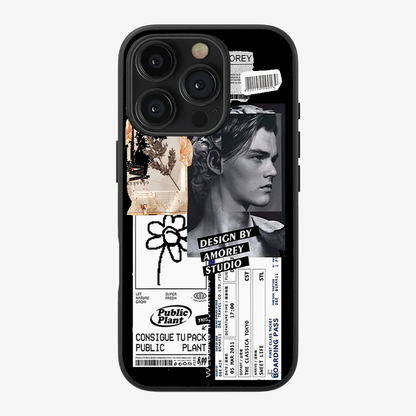 Public Plant Flower Phone Case Clear Silicone Case