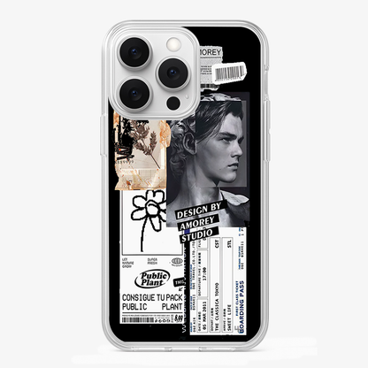 Public Plant Flower Phone Case Glass Case