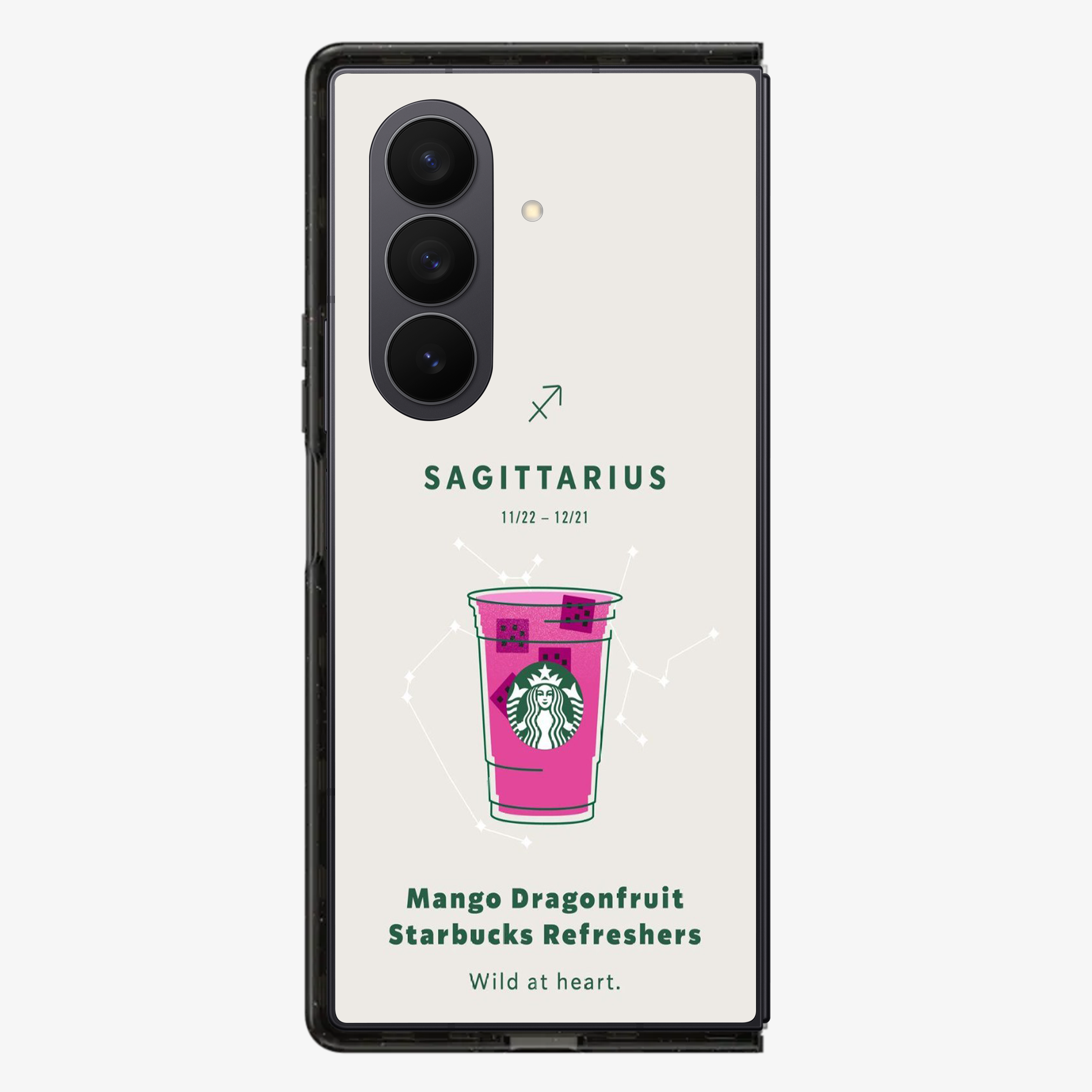 Sagittarius | Starbucks Samsung Z Fold Phone Case