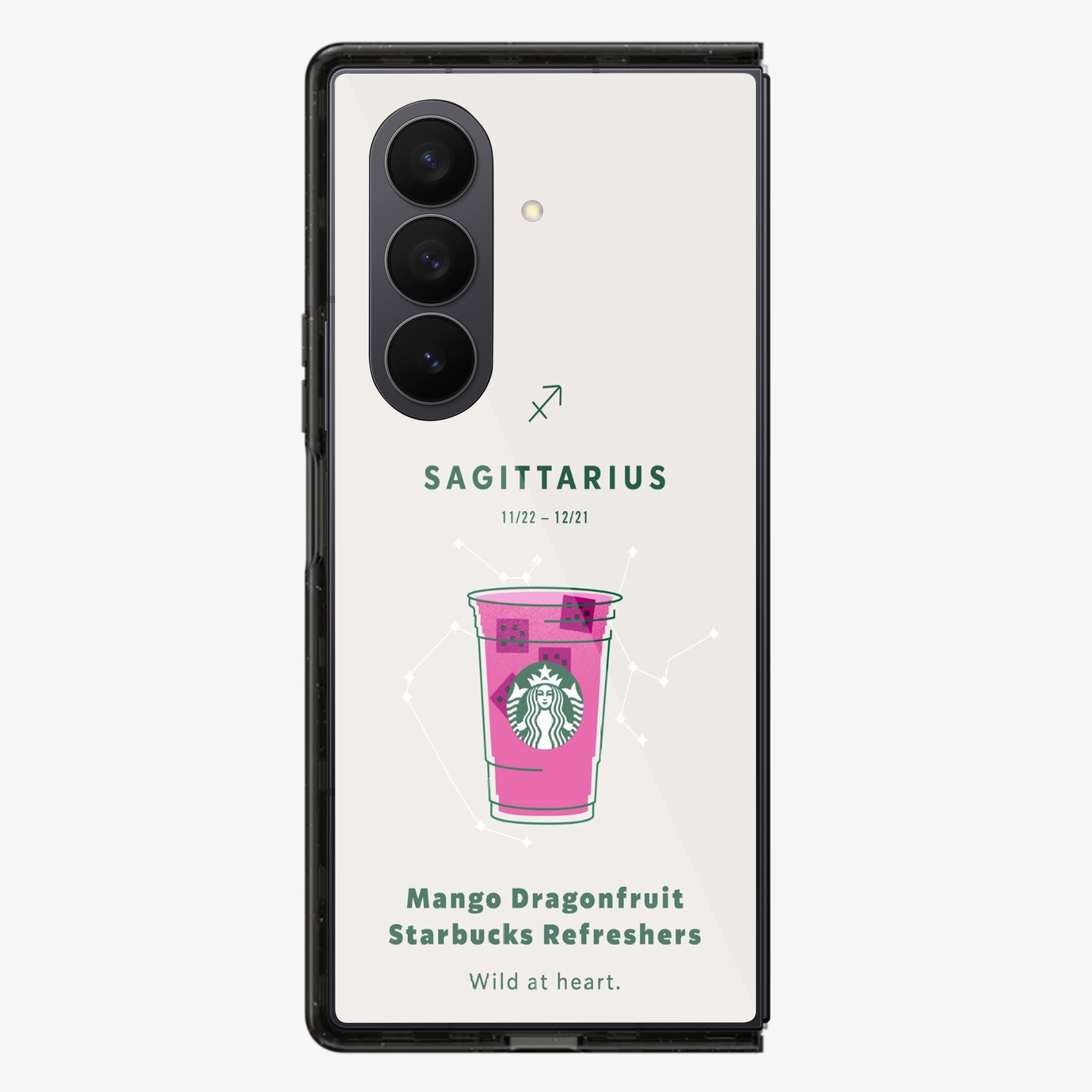 Sagittarius | Starbucks Samsung Z Fold Phone Case