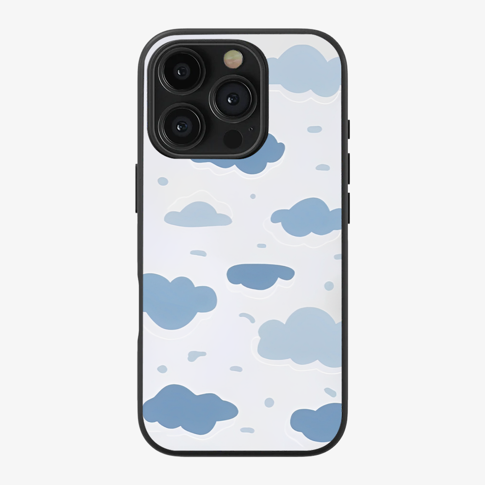 Shadow Clouds Phone Case Clear Silicone Case