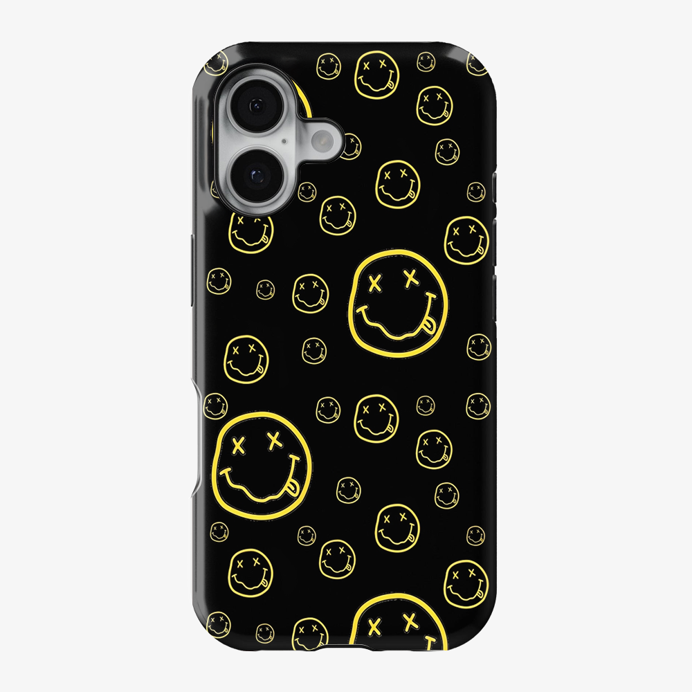 Smiley Black Phone Case