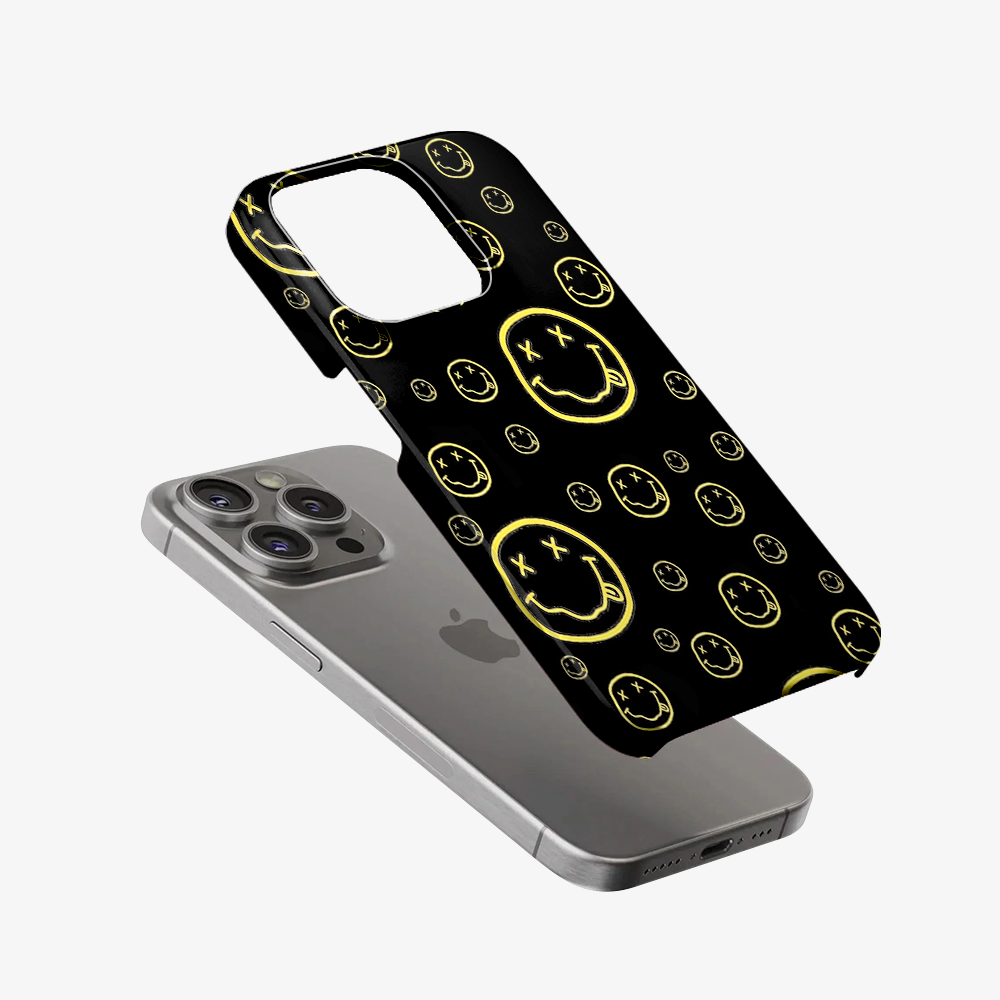 Smiley Black Phone Case