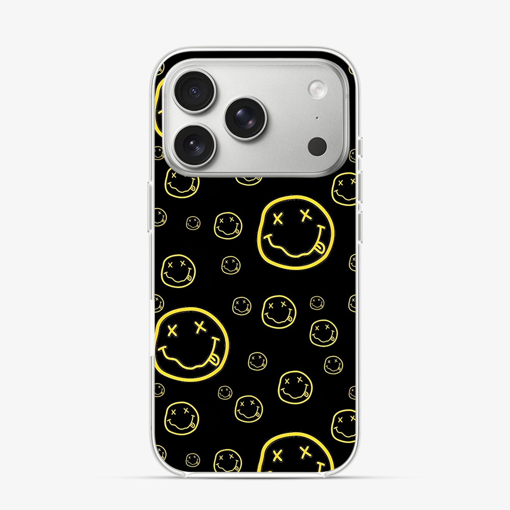 Smiley Black iPhone 17 Pro Max Case