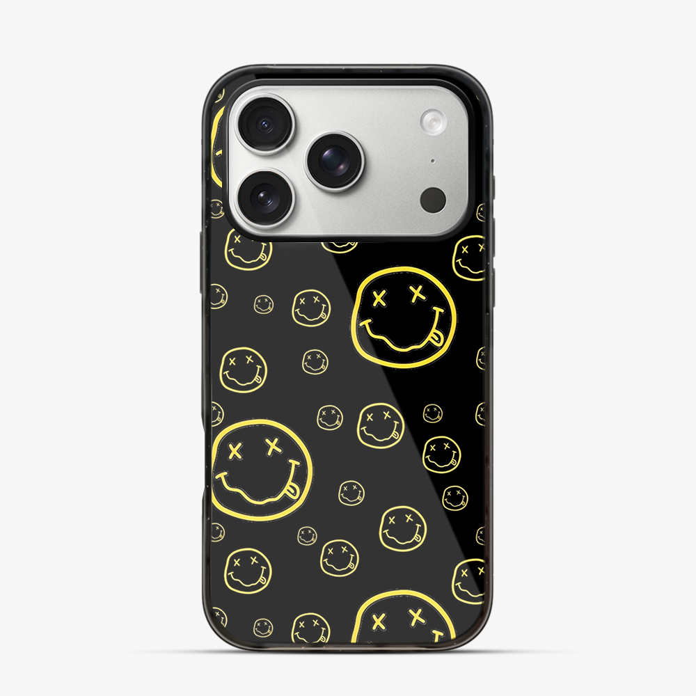 Smiley Black iPhone 17 Pro Max Case