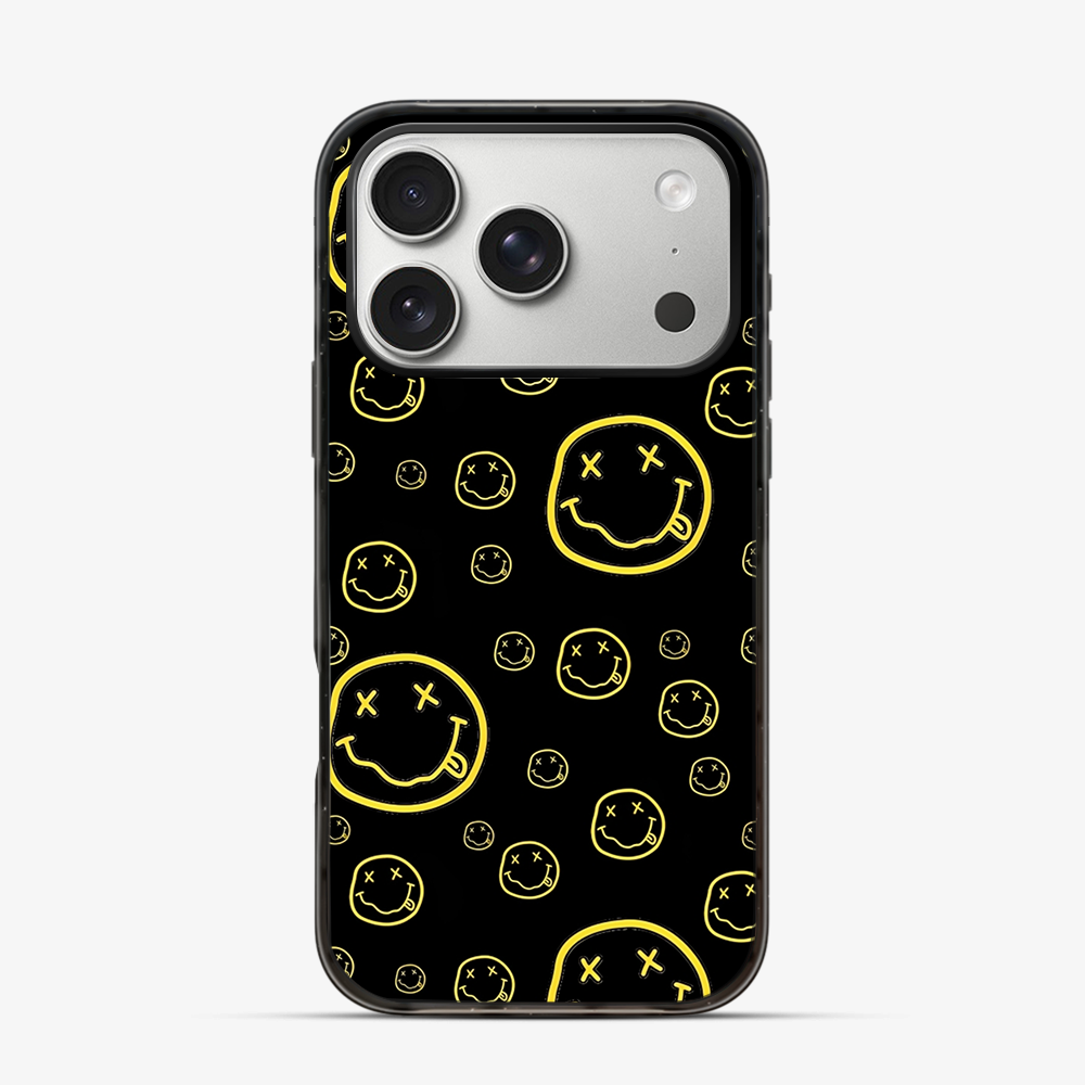 Smiley Black iPhone 17 Pro Max Case