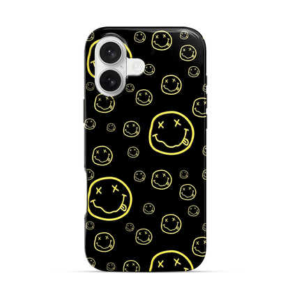 Smiley Black iPhone 17 Case