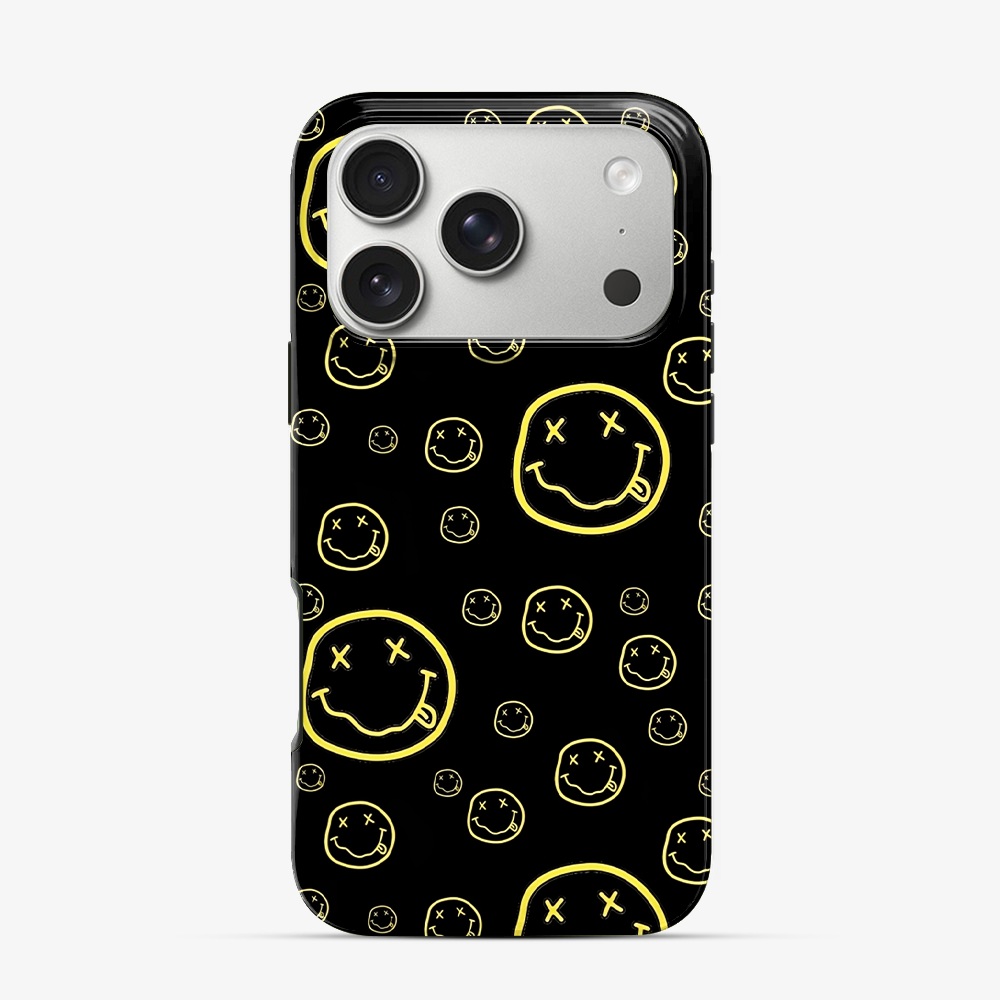Smiley Black iPhone 17 Pro Max Case