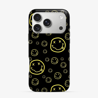 Smiley Black iPhone 17 Pro Max Case