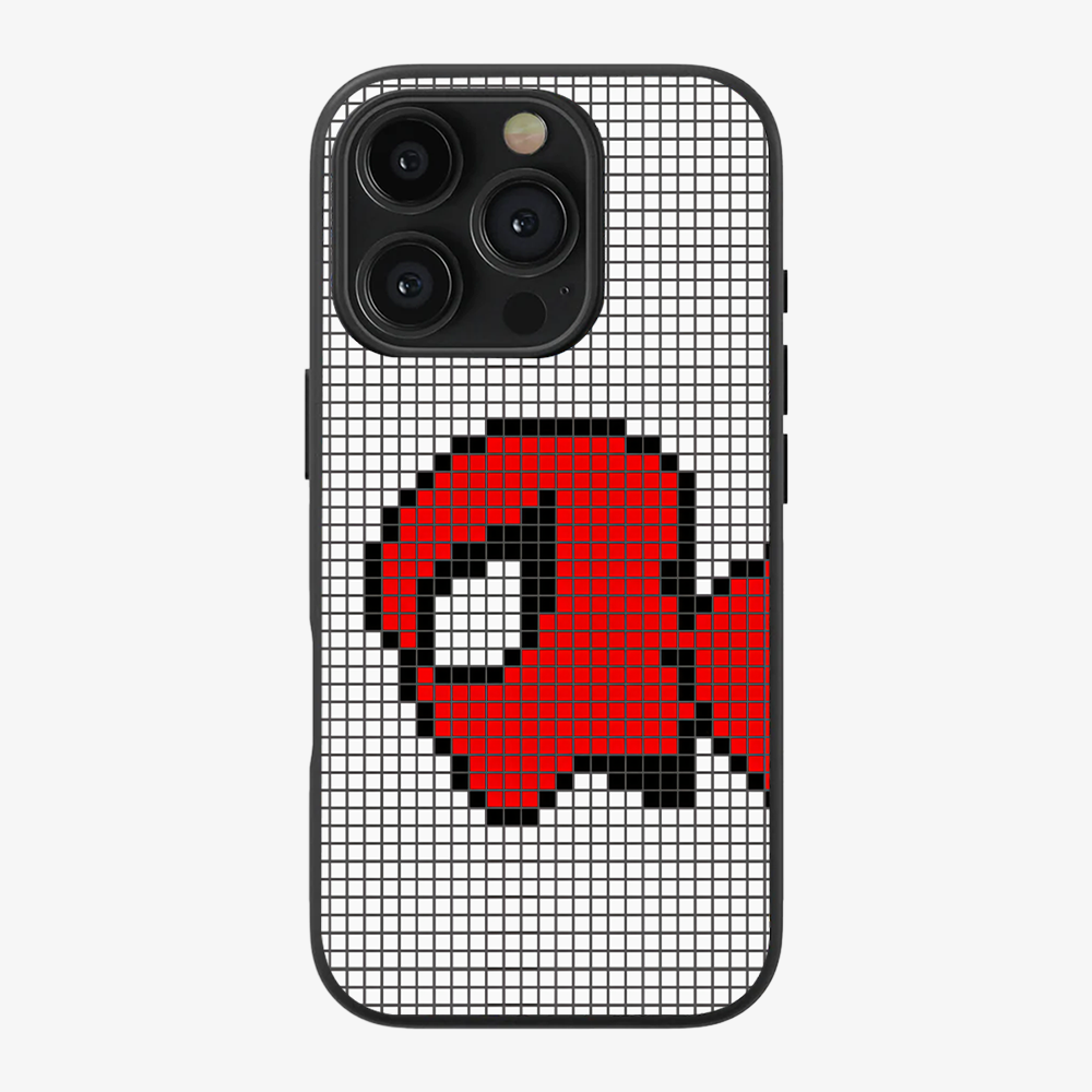 Spiderman Pixelized Phone Case Clear Silicone Case