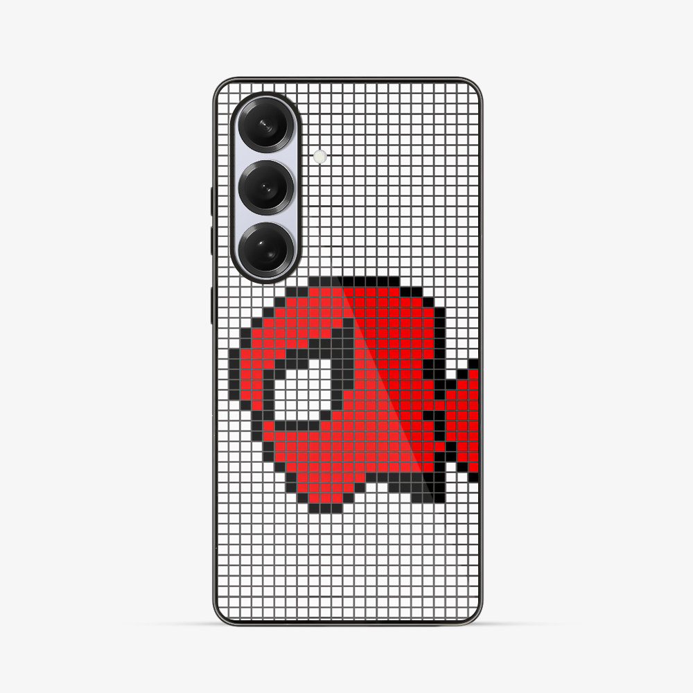 Spiderman Pixelized Samsung Phone Case Glass Case