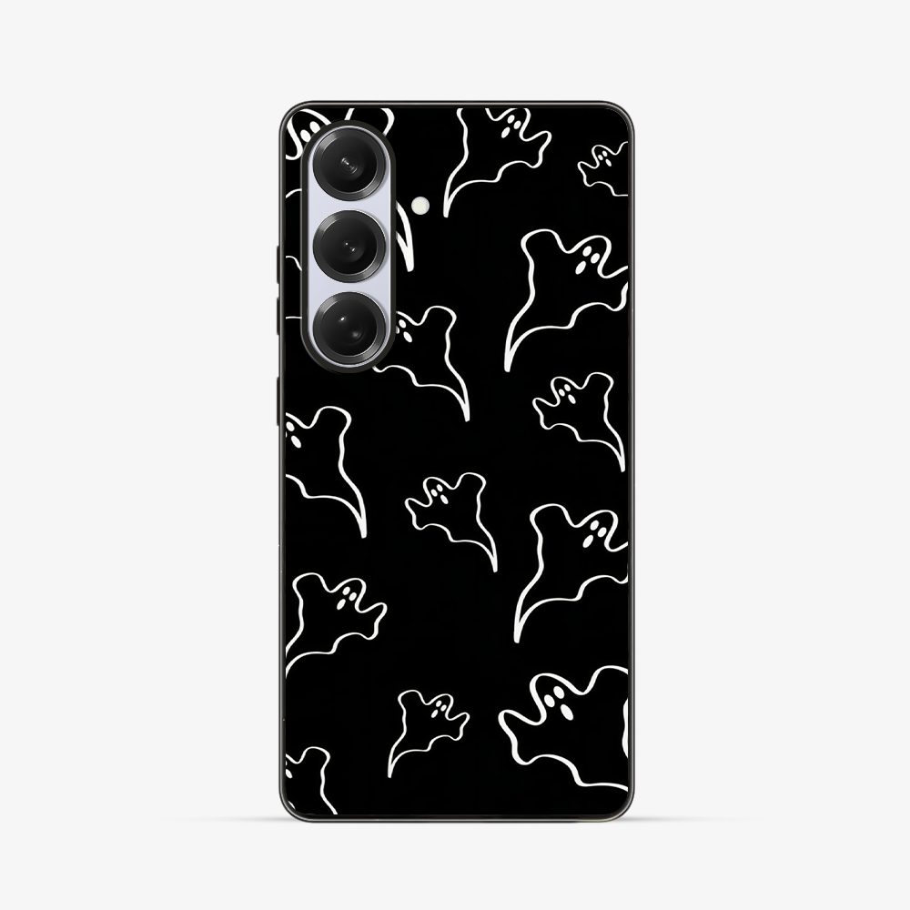 Spooky Samsung Phone Case Clear Silicone Case