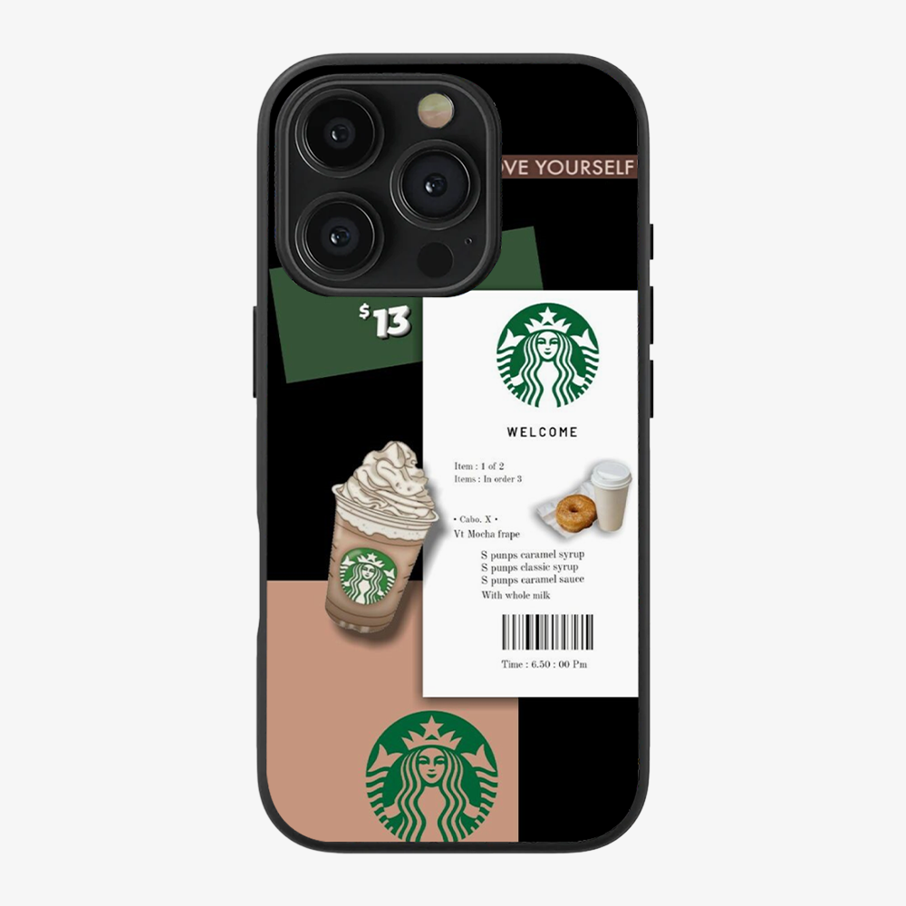 Starbucks Love Yourself Phone Case Clear Silicone Case