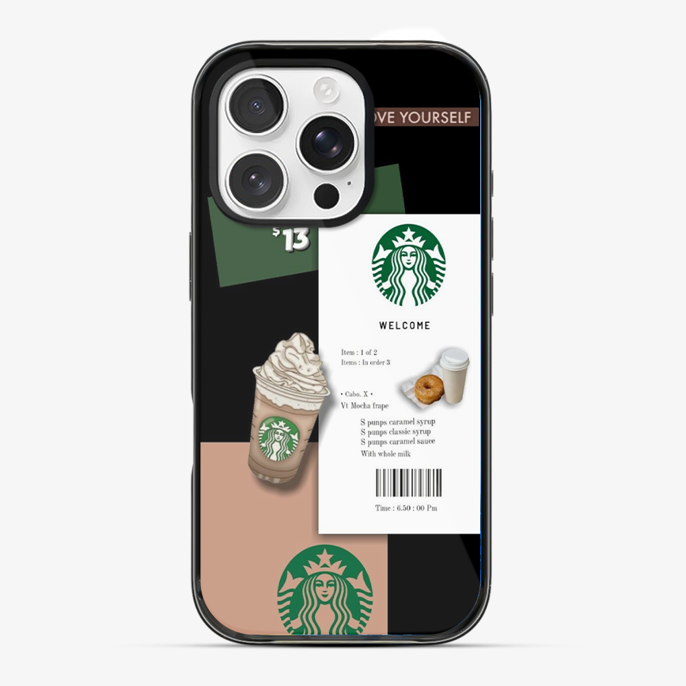 Starbucks Love Yourself Phone Case Anti Yellow Silicone Case