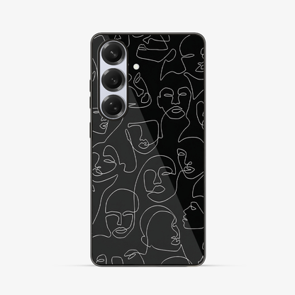 Art Design Samsung Phone Case | Two Glass Case