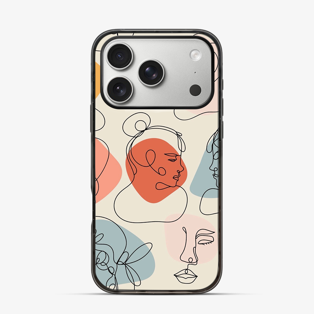 Art Design Face iPhone 17 Pro Case