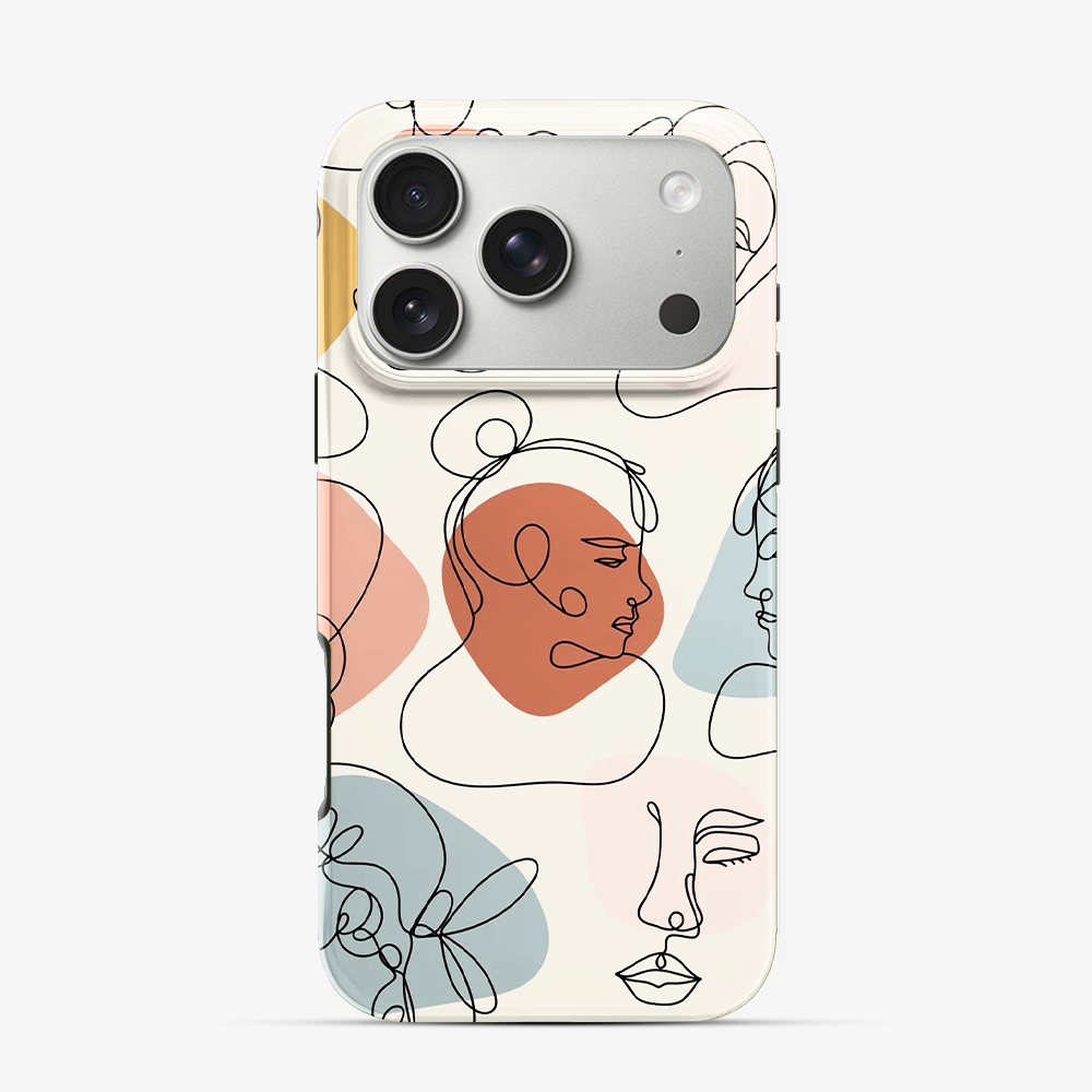 Art Design Face iPhone 17 Pro Case
