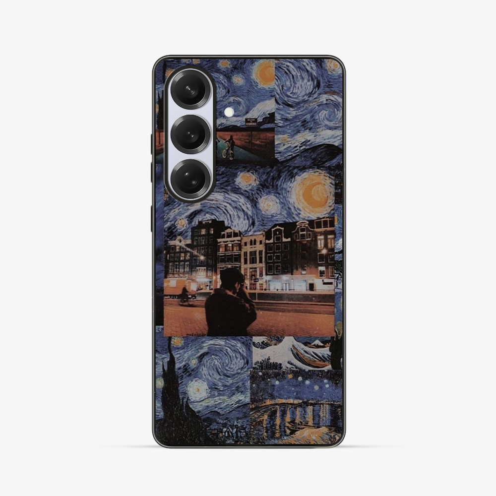 Under Starry Night Samsung Phone Case Clear Silicone Case
