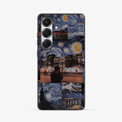 Under Starry Night Samsung Phone Case Clear Silicone Case